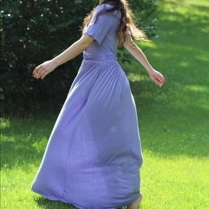 Small Purple Maxi-Dress